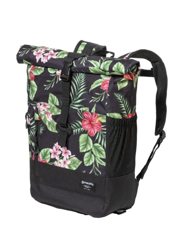 Meatfly batoh Holler Tropical Black 28 L | Černá | Objem 28 L