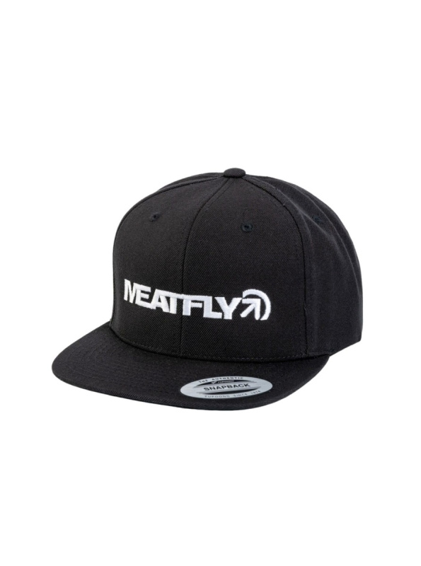 Meatfly kšiltovka Skipper Snapback White / Black | Bílá | Velikost One Size