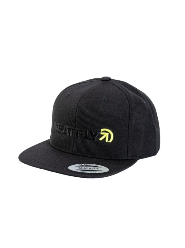 Meatfly kšiltovka Skipper Snapback Black | Černá | Velikost One Size
