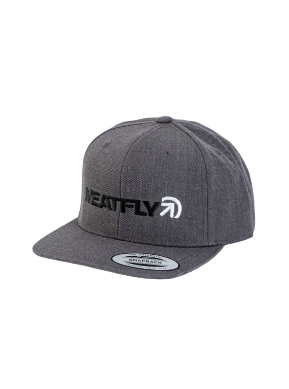 Meatfly kšiltovka Skipper Snapback Dark Grey | Šedá | Velikost One Size