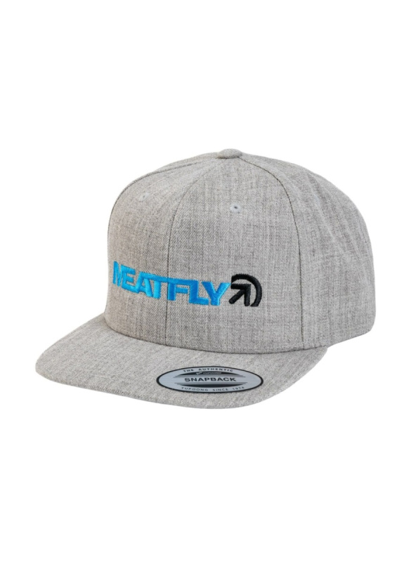 Meatfly kšiltovka Skipper Snapback Grey Heather | Šedá | Velikost One Size