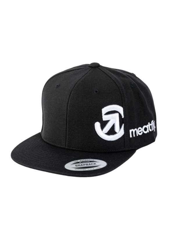 Meatfly kšiltovka Jacob Snapback Black | Černá | Velikost One Size