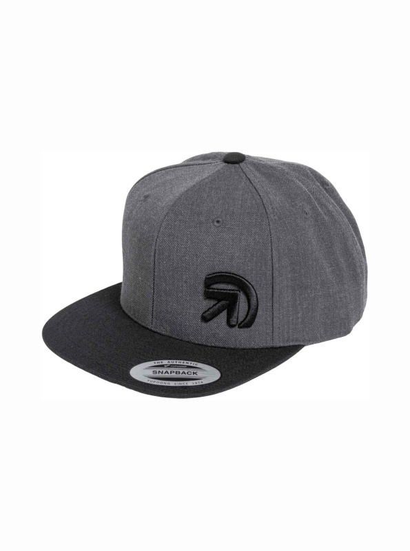 Meatfly kšiltovka Finester Snapback Dark Grey | Šedá | Velikost One Size