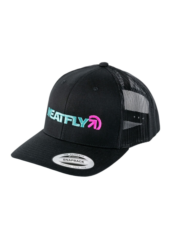 Meatfly kšiltovka Rodie Trucker Turquoise / Black | Černá | Velikost One Size
