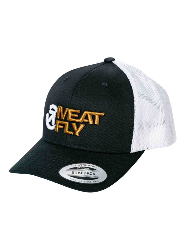 Meatfly kšiltovka Setty Trucker Wood / Black / White | Černá | Velikost One Size