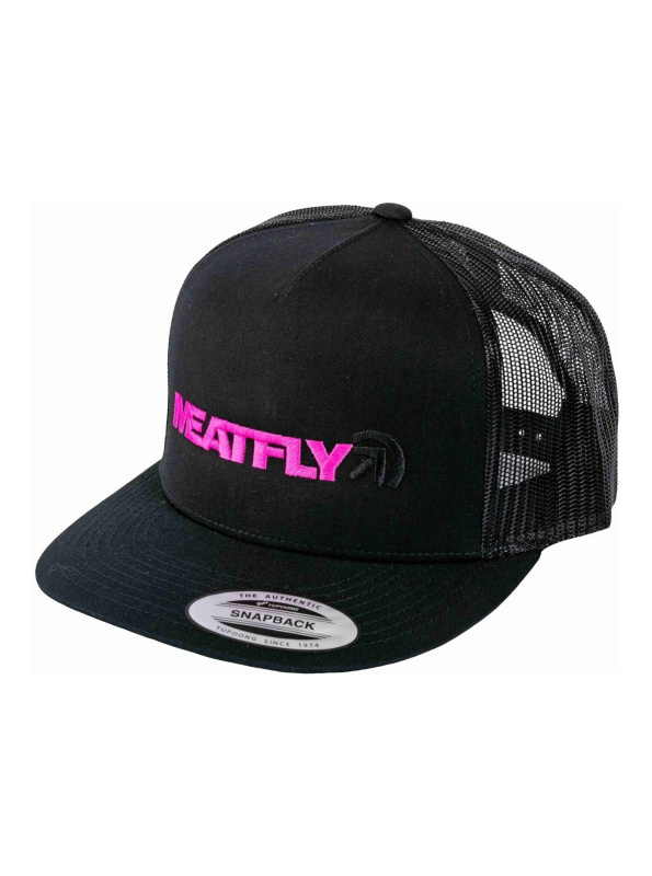 Meatfly kšiltovka Percy Trucker Snapback Magenta / Black | Černá | Velikost One Size