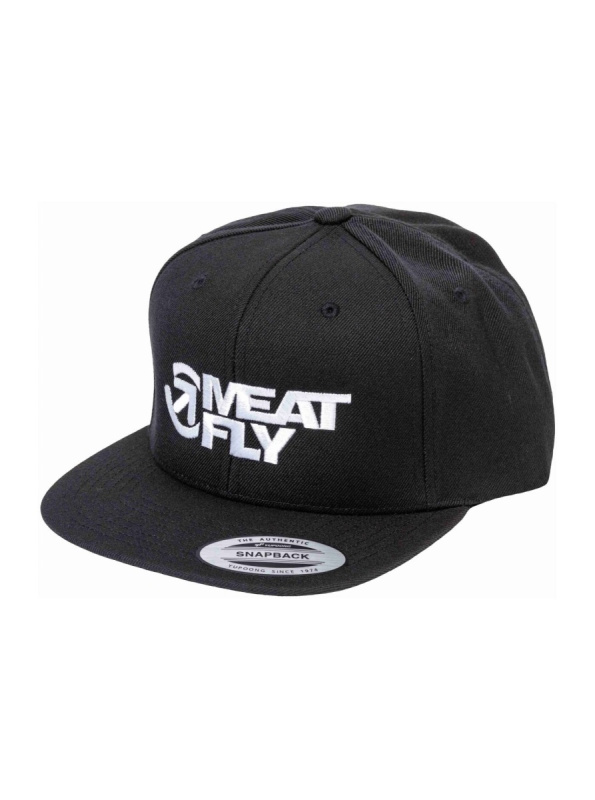 Meatfly kšiltovka Ness Snapback Black | Černá | Velikost One Size