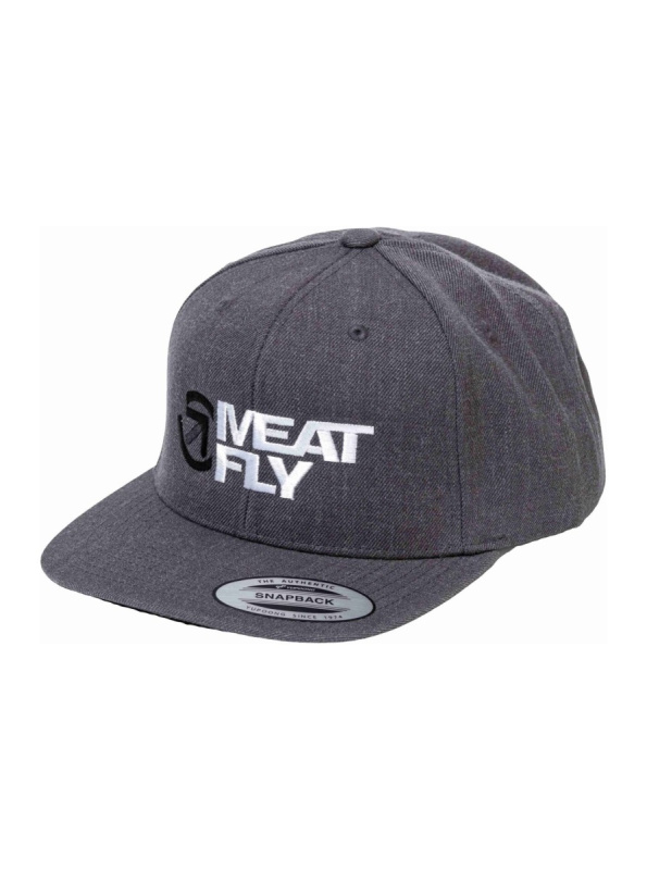 Meatfly kšiltovka Ness Snapback Dark Grey | Šedá | Velikost One Size