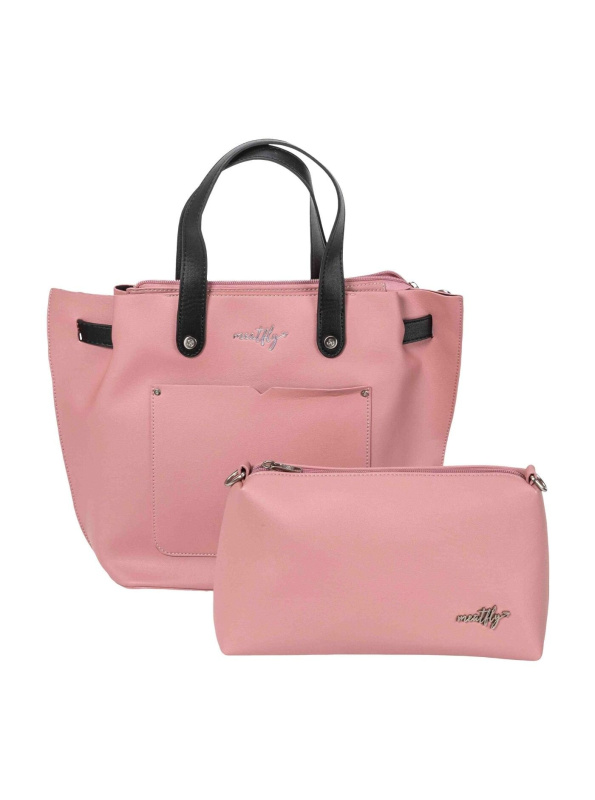 Meatfly kabelka Alma Dusty Rose | Růžová | Objem 13 L