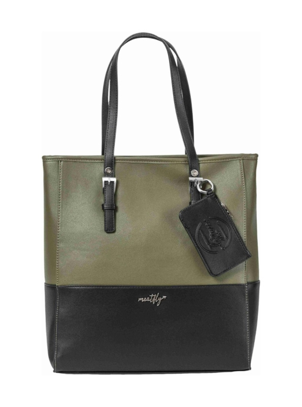 Meatfly kabelka Slima Olive | Zelená | Objem 12 L