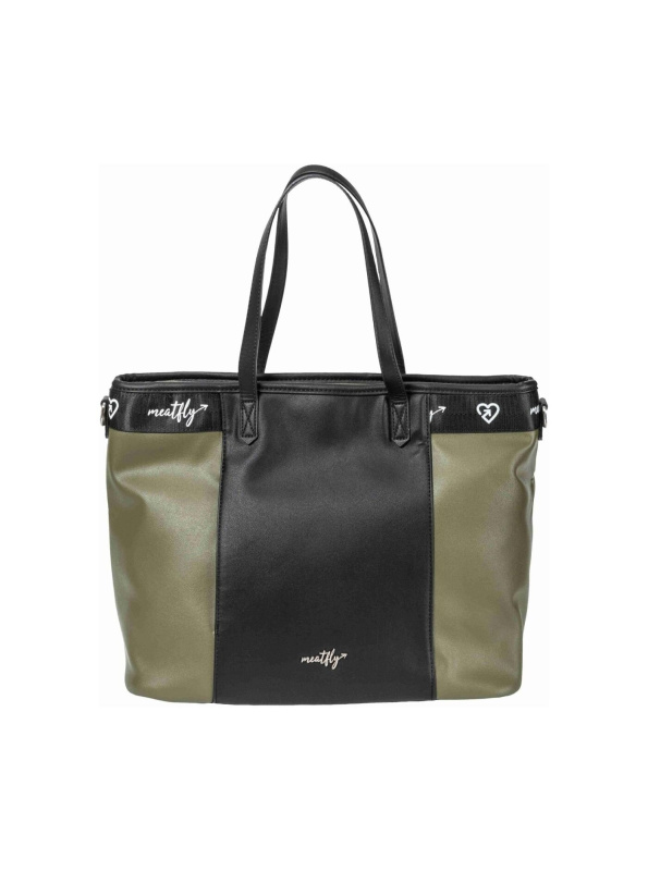 Meatfly kabelka Gisel Olive | Zelená | Objem 22 L