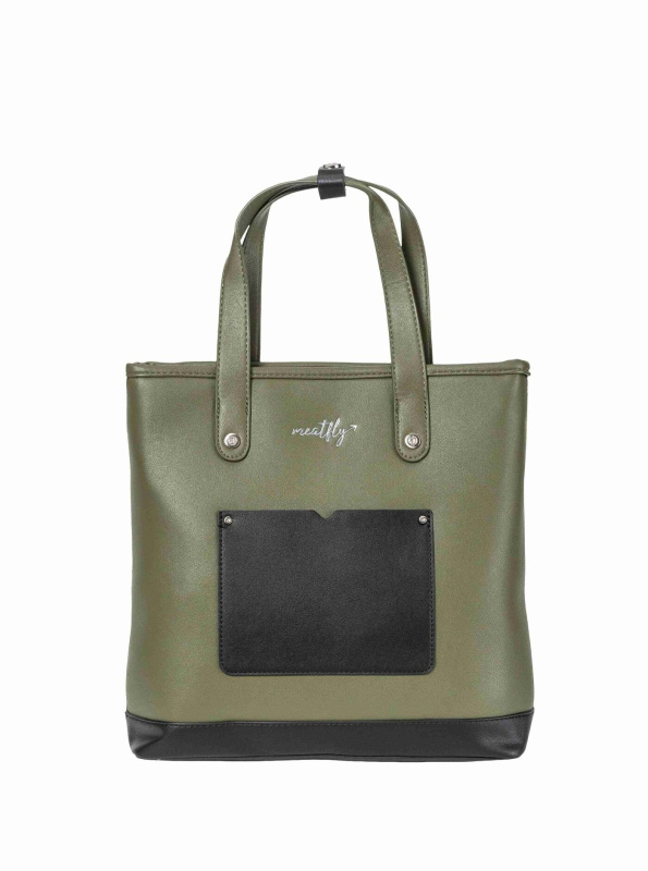 Meatfly kabelka / batoh Kerry Olive | Zelená | Objem 7 L