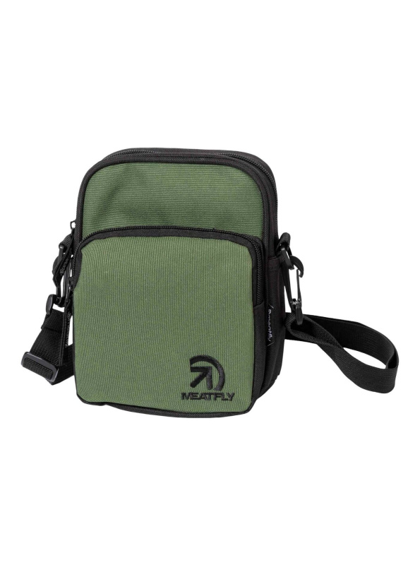 Meatfly pánská kabelka Hardy Dark Olive | Zelená | Objem 1,5 L