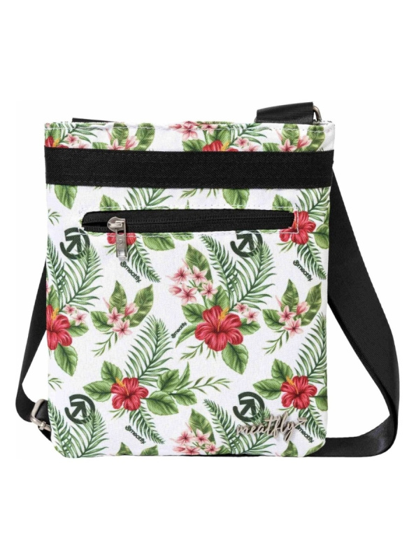 Meatfly dámská kabelka Dixie White Tropical | Mnohobarevná | Objem 0,4 L