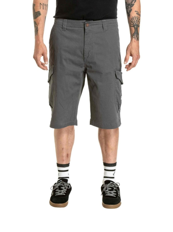 Meatfly pánské kraťasy Icon 2.0 Steal | Šedá | Velikost 32