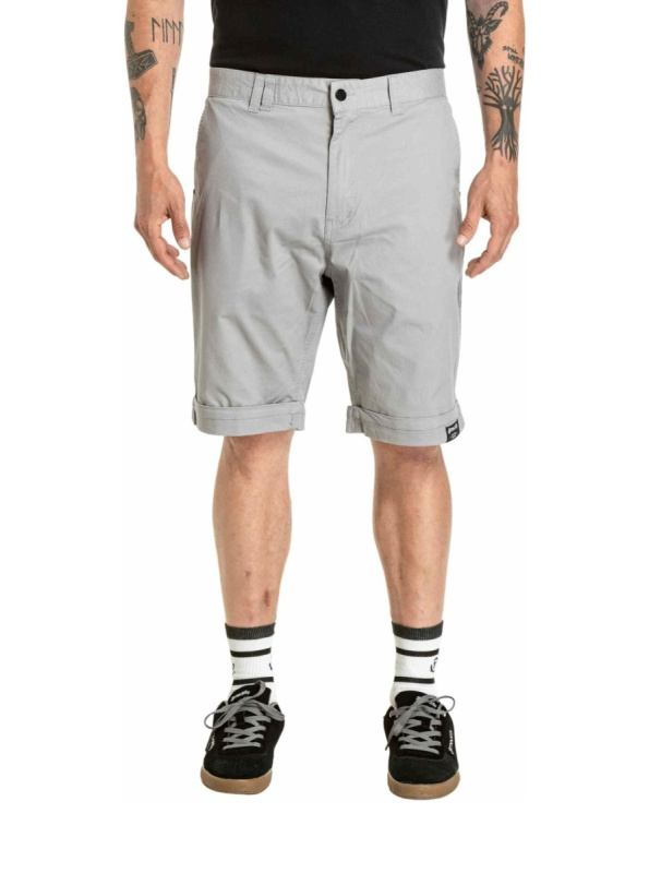 Meatfly pánské kraťasy Barry 2.0 Stone | Šedá | Velikost 34