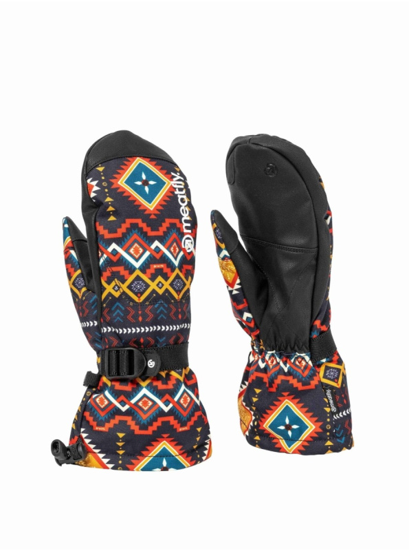 Meatfly dámské rukavice Manson Jones Black | Černá | Velikost L