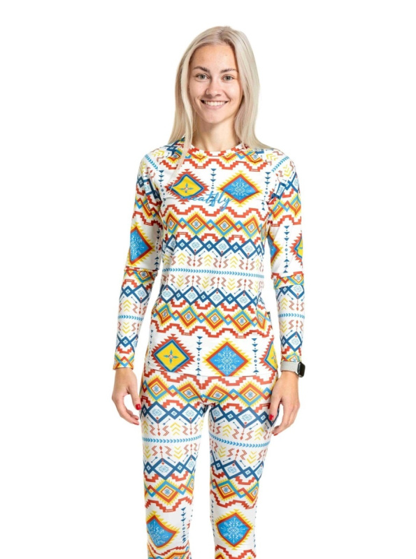 Meatfly dámské termo tričko Capa White Jones | Bílá | Velikost M