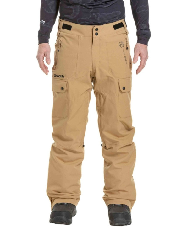 Meatfly pánské SNB & SKI kalhoty Gary Tan | Písková | Velikost M