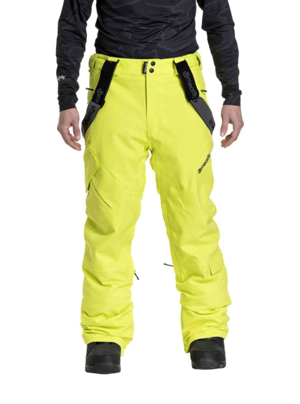 Meatfly pánské SNB & SKI kalhoty Ghost Acid Lime | Zelená | Velikost L