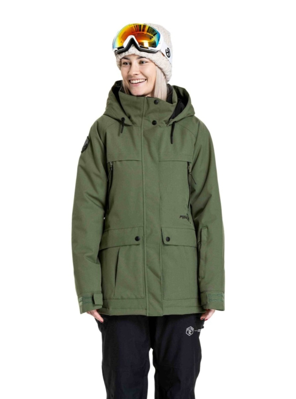 Meatfly dámská SNB & SKI bunda Terra Bronze Green | Zelená | Velikost S