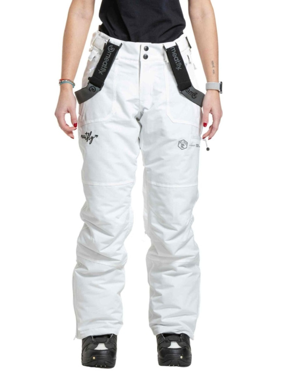 Meatfly dámské SNB & SKI kalhoty Foxy White | Bílá | Velikost L