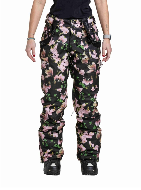 Meatfly dámské SNB & SKI kalhoty Foxy Magnolia | Mnohobarevná | Velikost XS