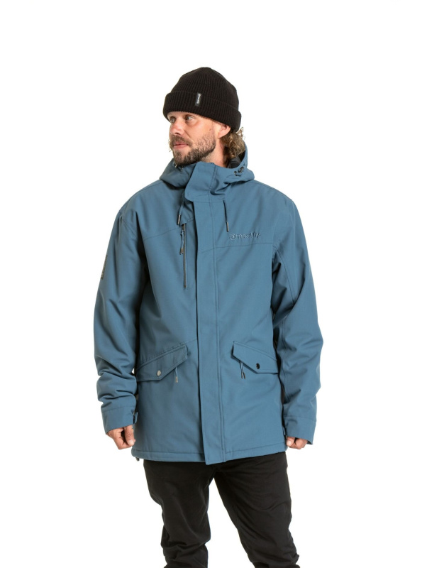 Meatfly pánská zimní bunda Nils Slate Blue | Modrá | Velikost XXL