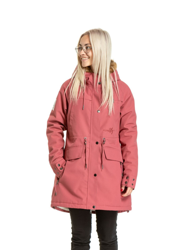 Meatfly dámská parka Aubrey Baroque Rose | Růžová | Velikost XXL