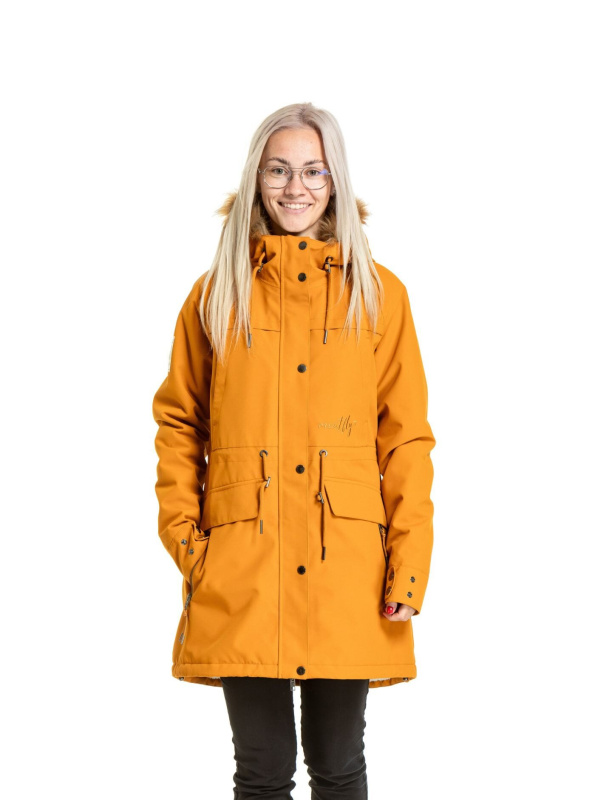 Meatfly dámská parka Aubrey Caramel | Hnědá | Velikost XS