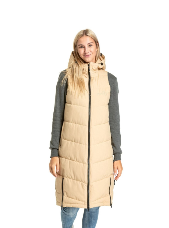 Meatfly dámská vesta Tama Beige | Písková | Velikost L