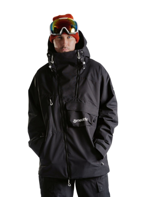 Meatfly pánská SNB & SKI bunda Blake Black | Černá | Velikost L