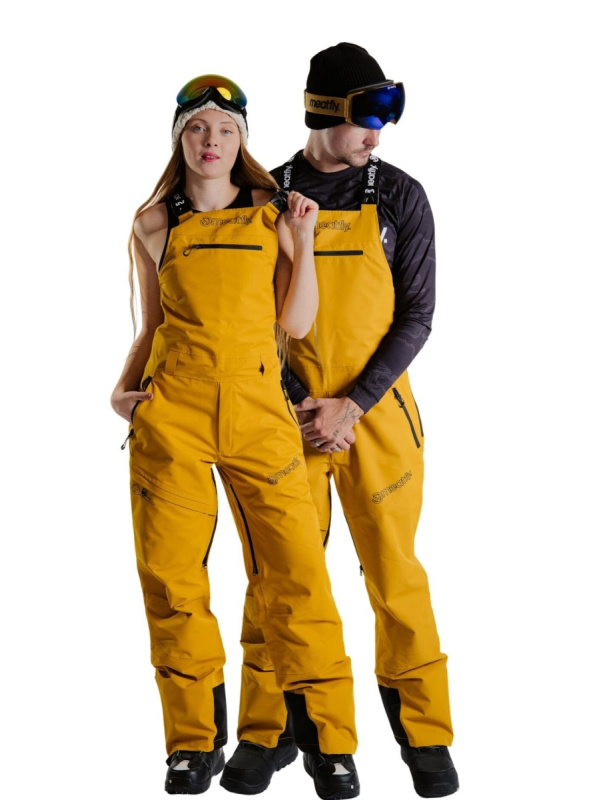 Meatfly unisex SNB & SKI laclové kalhoty Kenny Chai Tea Latte | Písková | Velikost XL