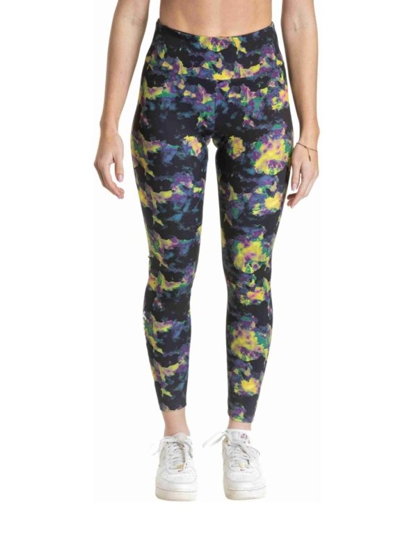 Meatfly dámské legíny Arabel Dark Clouds | Černá | Velikost M