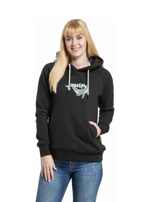 Meatfly dámská mikina Watani Black Whale | Černá | Velikost S
