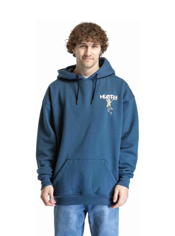 Meatfly unisex mikina Fry Dark Blue | Modrá | Velikost M/L