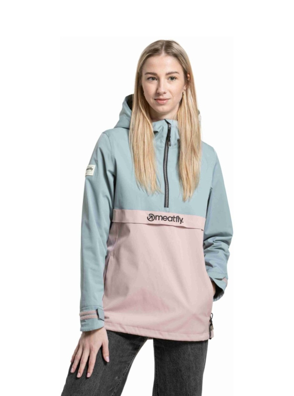 Meatfly dámská street bunda Kalle Slate / Maue | Růžová | Velikost XL