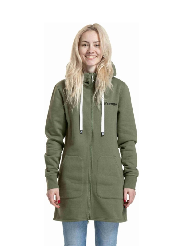 Meatfly dámská mikina Clair Olive | Zelená | Velikost L