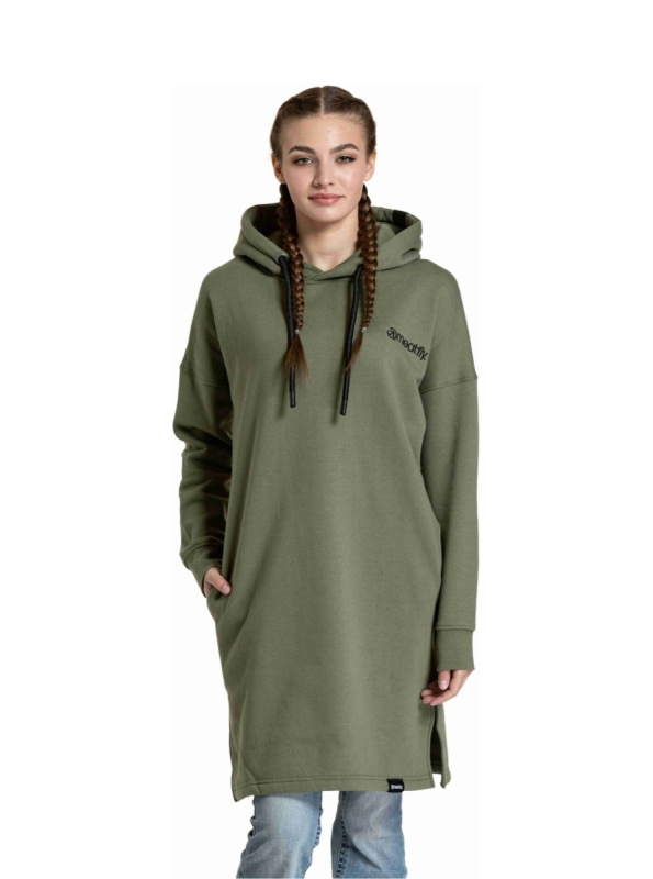 Meatfly dámská mikina Zyra Olive | Zelená | Velikost L