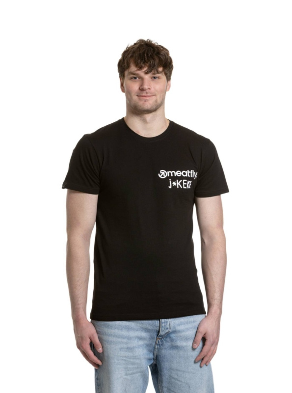 Meatfly pánské tričko Keke Dance Black | Černá | Velikost M | 100% bavlna