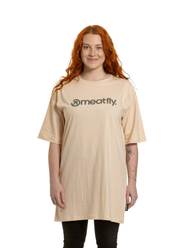 Meatfly dámské tričko Rory Tapioca | Písková | Velikost M | 100% bavlna