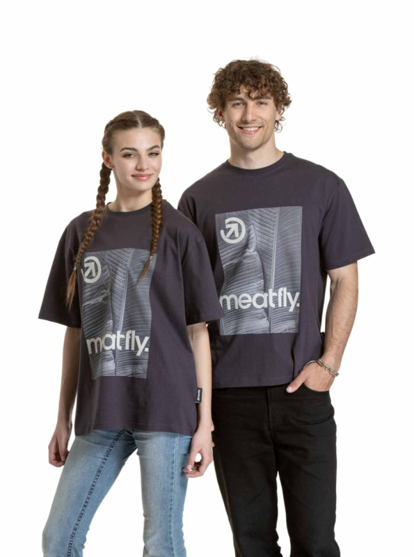 Meatfly unisex tričko Junglist Green Yellow Leaf | Zelená | Velikost L/XL | 100% bavlna