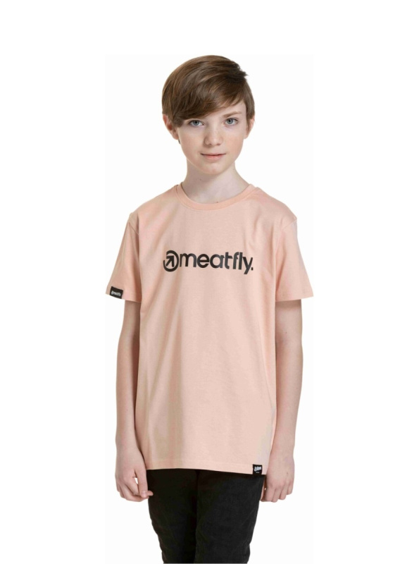 Meatfly dětské tričko Bart Rose | Růžová | Velikost 146 | 100% bavlna