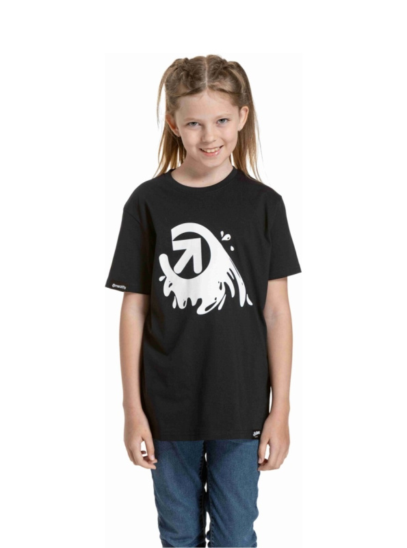 Meatfly dětské tričko Splash Black | Černá | Velikost 146 | 100% bavlna