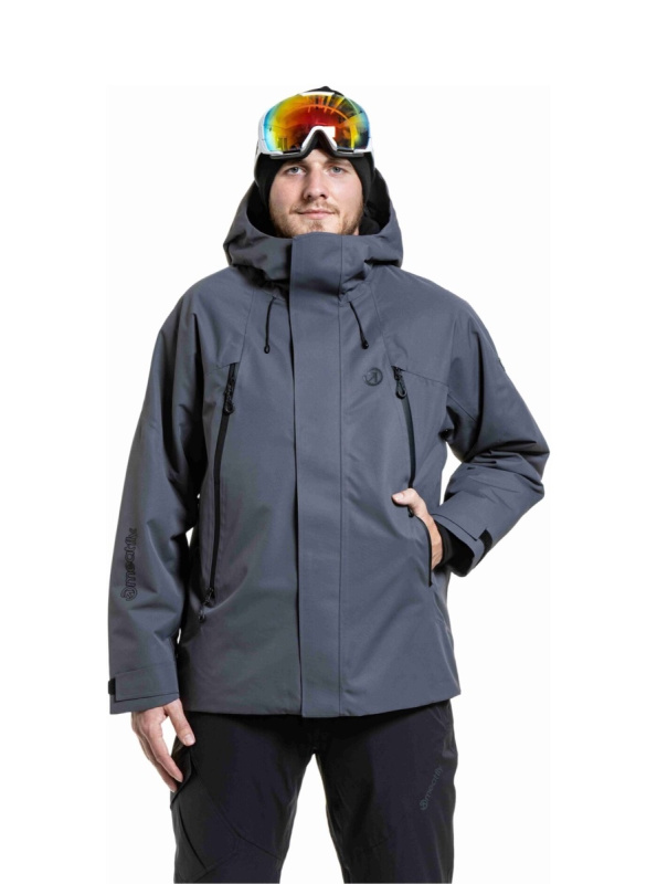 Meatfly pánská SNB & SKI bunda Acha Grey Dark | Šedá | Velikost XXL