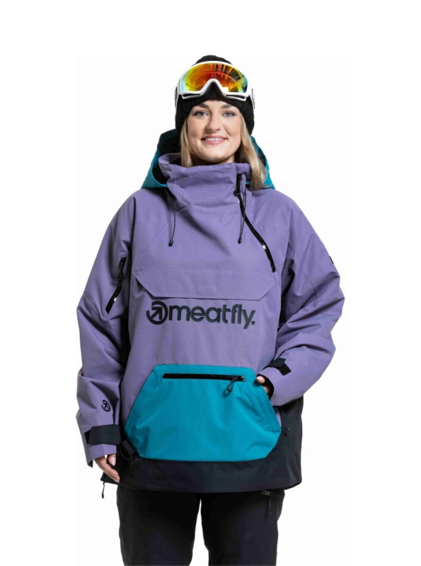 Meatfly unisex SNB & SKI bunda Maddie Purple Light / Hb Blue | Modrá | Velikost M