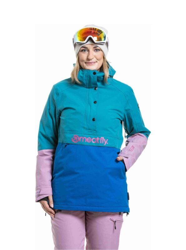 Meatfly dámská SNB & SKI bunda Aiko Blue Sky / Hb Blue | Modrá | Velikost M