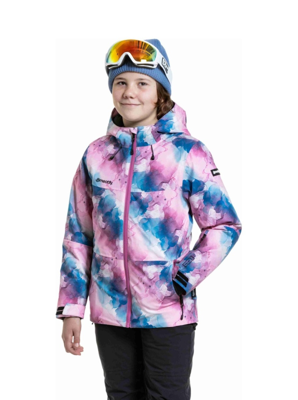 Meatfly dětská SNB & SKI bunda Deliah Bubles | Růžová | Velikost 134