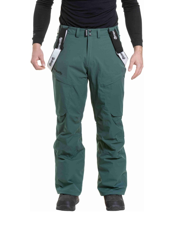 Meatfly pánské SNB & SKI kalhoty Bold Botanical | Zelená | Velikost L