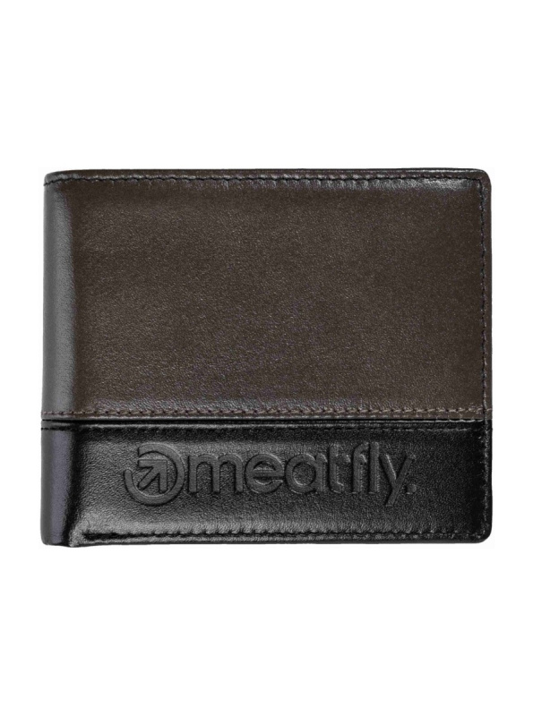 Meatfly kožená peněženka Eddie Premium Grey | Šedá | Velikost One Size